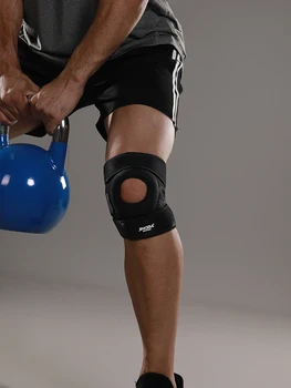 1 шт. Регулируемый дышащий коленный бандаж Поддержка коленной чашечки