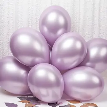 100 шт. Набор 5 дюймов Светло-фиолетовый 50 шт. Латексный латексный воздушный шар для вечеринки Латексные воздушные шары для вечеринки по случаю дня рождения