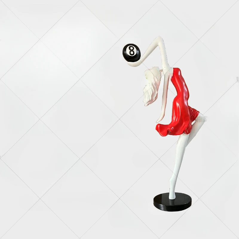 Итальянская скульптура Торшер Украшение лестницы Танец Искусство Личность Большие украшения 0