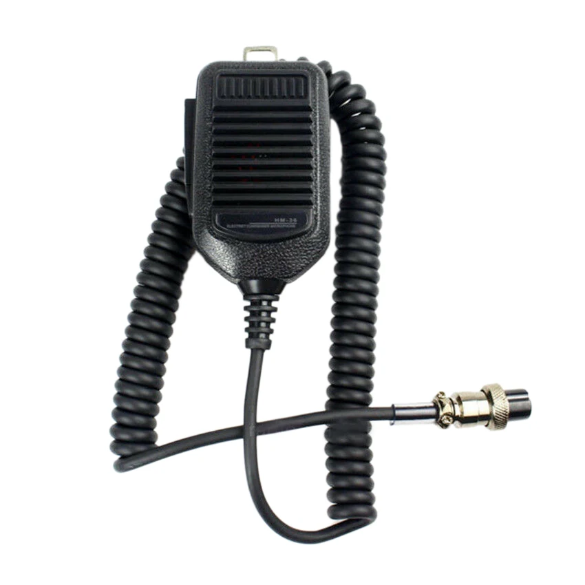 HM-36 Ручной динамик Микрофонный микрофон для радио ICOM IC-718 IC-78 IC-765 IC-761 IC-7200 IC-7600 2