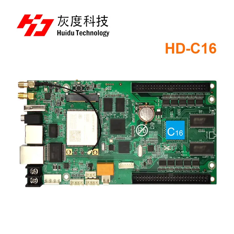 Huidu HD-C16C и HD-C16 Платы управления экраном Универсальное управление для внутренних и наружных светодиодных дисплеев 0