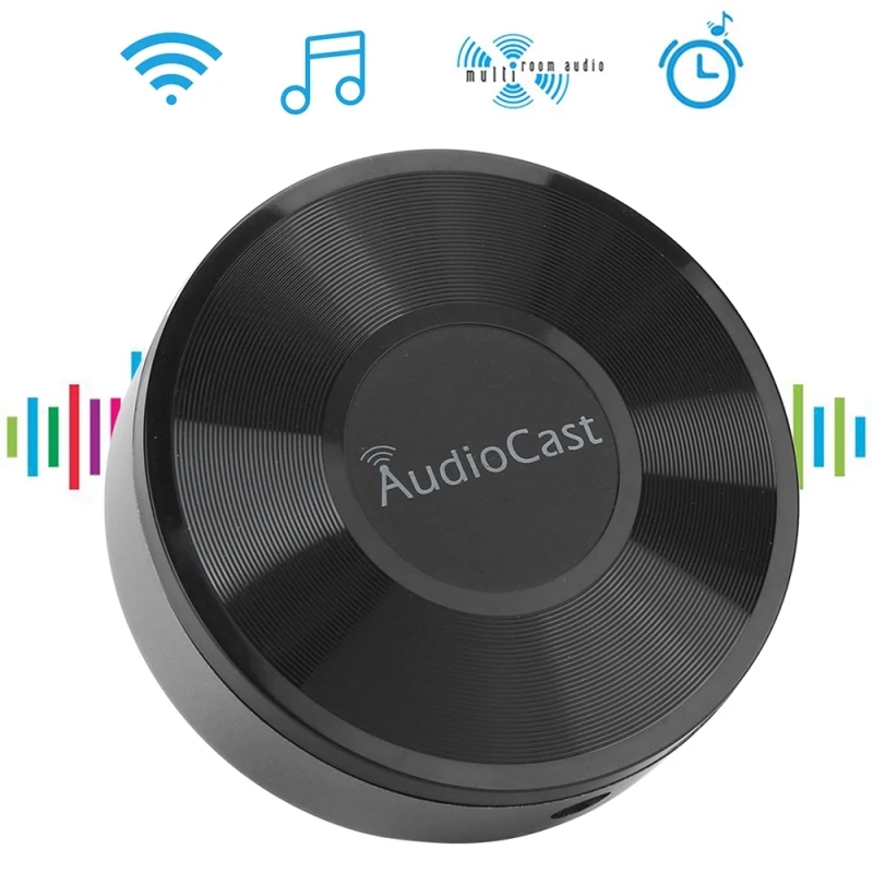AudioCast WiFi Беспроводное управление Музыкальная шкатулка Многокомнатная система воспроизведения динамиков Мобильное приложение Умные аксессуары, выход AUX 3,5 мм 2