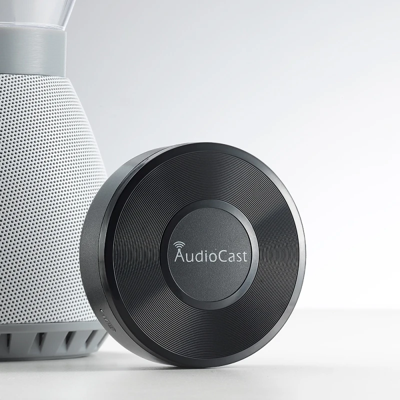 AudioCast WiFi Беспроводное управление Музыкальная шкатулка Многокомнатная система воспроизведения динамиков Мобильное приложение Умные аксессуары, выход AUX 3,5 мм 3