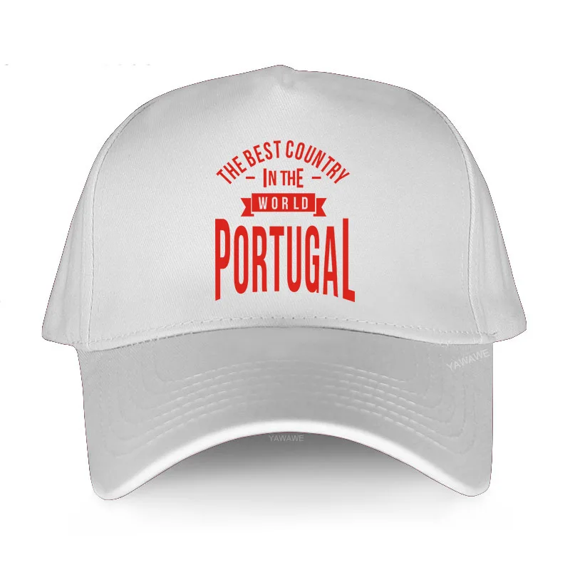Новое поступление Унисекс Дышащая бейсболка Шляпы бойфренда Лучшая страна в мире Португалия Мужская мода многоцветные кепки 0