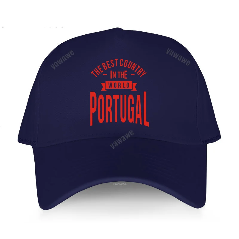 Новое поступление Унисекс Дышащая бейсболка Шляпы бойфренда Лучшая страна в мире Португалия Мужская мода многоцветные кепки 1
