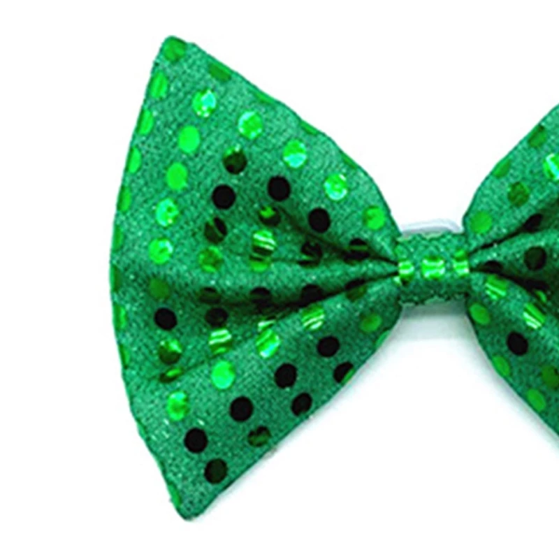 Зеленый Лепрекон Шляпа Патрик Дэй Ирландская Шляпа Лепрекона Ирландский галстук-бабочка 0