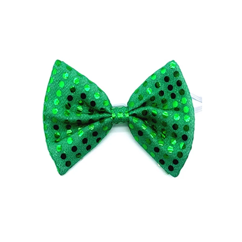 Зеленый Лепрекон Шляпа Патрик Дэй Ирландская Шляпа Лепрекона Ирландский галстук-бабочка 3