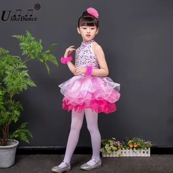 2023 Симпатичные девушки Балетное платье для детей Девочка Танцевальная одежда Детские балетные костюмы для девочек Джаз Танец Девушка Танцевальная одежда