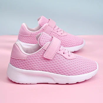 2024 Новые детские кроссовки для бега Детская сетчатая обувь Дышащая спортивная обувь для мальчиков и девочек Легкая детская теннисная обувь
