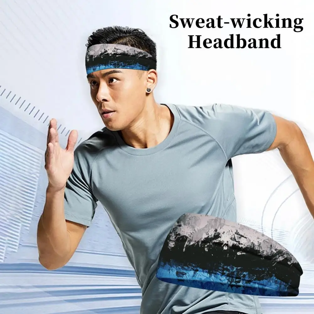 Повязка на голову для тренировок Эластичная повязка для волос для йоги Очень мягкая нескользящая повязка для фитнеса Спортивные принадлежности 2