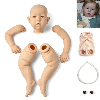 22Inch Reborn Dolls Реалистичные виниловые незаконченные детали Пустые кукольные наборы Игрушки Рождественские подарки для девочек Baby Doll Muñeca Reborn Bebe
