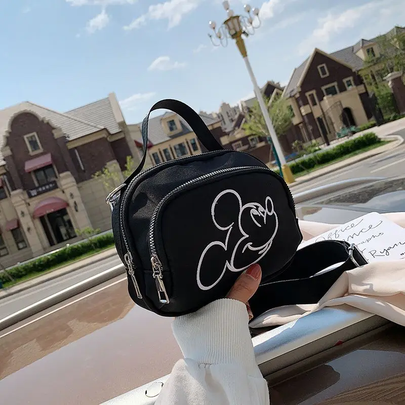 Disney New Mickey Женская сумка-мессенджер на плече Роскошный бренд Модная женская сумка Сумка для мобильного телефона большой емкости Кошелек для монет 2
