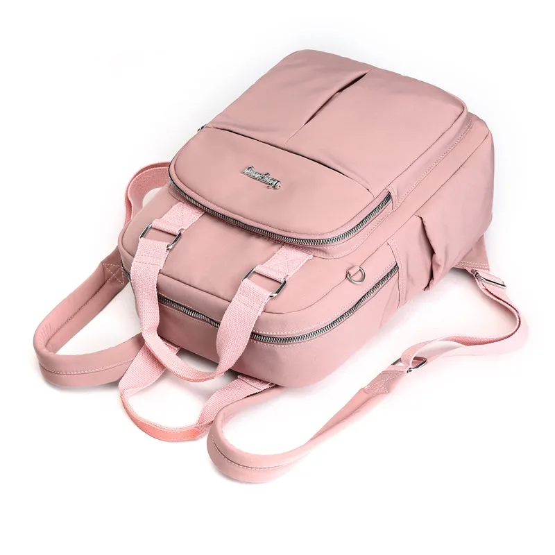 Женский рюкзак для ноутбука 14 дюймов Девочка-подросток USB зарядка школа Рюкзак Независимая сумка для обуви Рюкзак для путешествий на открытом воздухе Рюкзак 4