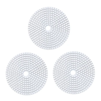 3X 5 дюймов 125 мм влажные алмазные полировальные диски мраморно-гранитная крошка 50