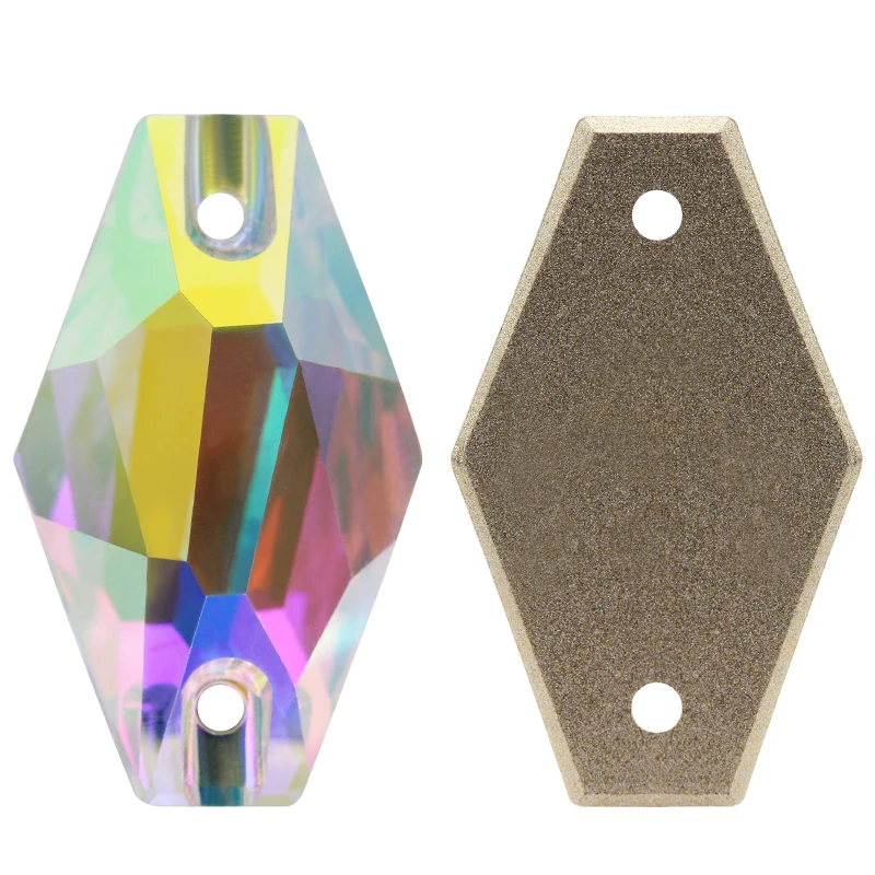 Shining Candy Crystal AB K9 Crystal Flatback Пришивные стразы Strass Glass для diy Ремесло Рождество / Одежда Украшение одежды 1