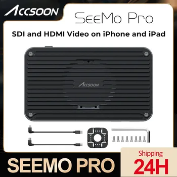 Accsoon SeeMo Pro SDI&HDMI to USB C Видеозахват Адаптер для iPhone Адаптер 1080P HD превращает устройства iOS в производственный монитор