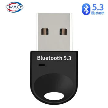 Bluetooth адаптер для ПК USB Bluetooth 5.3 Dongle Bluetooth 5.0 5 0 Приемник для динамика, мыши, клавиатуры, музыкального аудиопередатчика