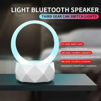 Bluetooth Беспроводной динамик Высококачественный звук Портативный аудио Музыкальный плеер Градиент Окружающее освещение Поддержка 10 млн Bluetooth-соединений