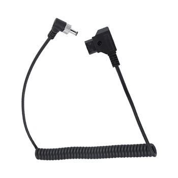 D-Tap To DC Power Cable D-Tap Cable Spring Power Wire С замком для монитора BMPC / ATOMOS / BESTVIEW