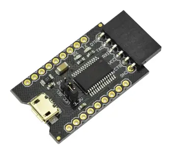 DFR0065 Коммутационная плата, FTDI, базовая, фермионная, плата Arduino Выход 3,3/5 В (переключается через перемычки) MicroUSB