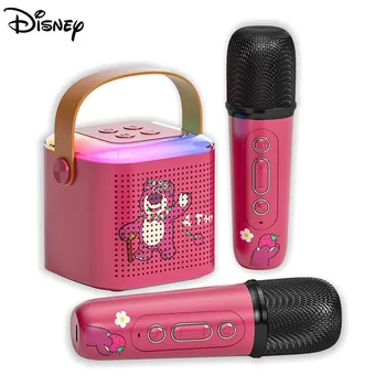 Disney Minne Lotso Winnie Ручной микрофон Utdoor Сабвуфер Home Ktv Kara Ok HiFi Стерео TF Карта Беспроводной Bluetooth Звуковой набор