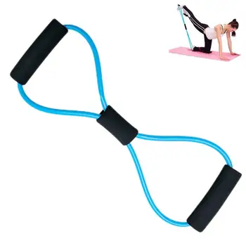 Figure 8 Шнур для упражнений Рука Тренировка спины Эластичные веревки Тренировка груди, рук и плеч Эластичный ремень для ралли
