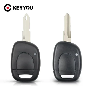 KEYYOU Remote NE73 VAC102 Крышка корпуса ключа лезвия для Renault Twingo Clio Kangoo Master Simbol 1 кнопка NO Chip Автомобильный чехол для ключей