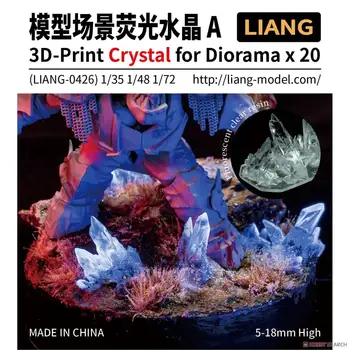 LIANG 0426 Кристалл для 3D-печати для диорамы А (пластиковая модель)