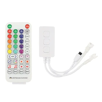 SP511E Wifi Music LED Controller For WS2812B WS2811 Адресуемая пиксельная светодиодная лента RGB с двойным выходом Alexa Voice APP Control