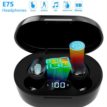 TWS Беспроводные Bluetooth-наушники Bluetooth-наушники Спортивная музыкаВодонепроницаемые с микрофонами Наушники для всех смартфонов