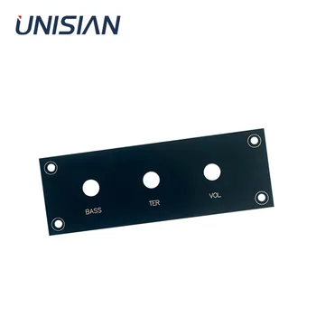 UNISIAN Панель усилителя TDA73777 TDA2030 LM1875 Расширенный потенциометр Фиксированная панель шасси