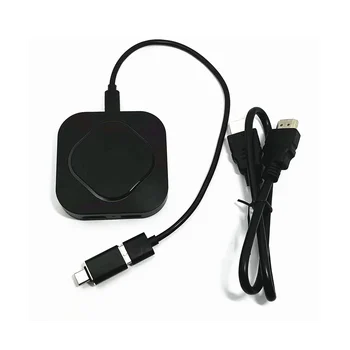 Wireless CarPlay Ai Box Беспроводной Android Auto Адаптер Обновление GPS TV Live, глобальный телеканал, выход HDMI, воспроизведение на USB-диске