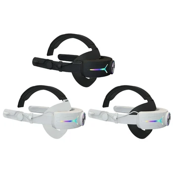 XXUD Регулируемый ремешок для головы с RGB-подсветкой для гарнитур виртуальной реальности Повышенный комфорт и погружение