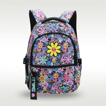 Австралия Smiggle Оригинальный детский школьный рюкзак для девочек Водонепроницаемый Kawaii Симпатичная сумка для подсолнухов 7-12 лет 16 дюймов