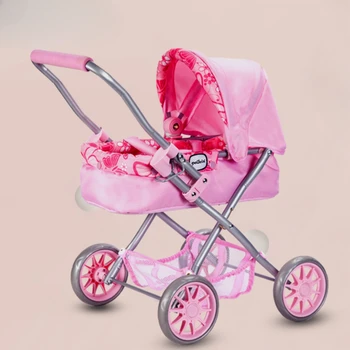 Детская игрушка Peifeisi детская коляска, семейная игрушка, кукла для девочки, симуляция детской коляски