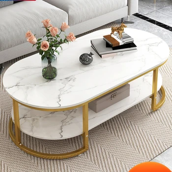 Журнальный столик, гостиная, небольшой бытовой стол, простой современный, легкая роскошь, диван простой