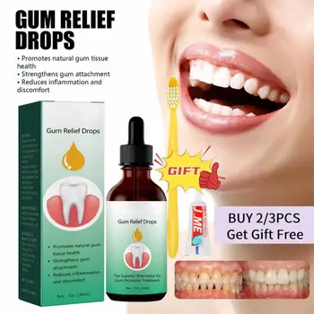 Капли для восстановления десен Dentizen Gum Избавление от пародонтальных пузырей Чистка полости рта Уход Капли Лечение Bad Breat Antibacteria