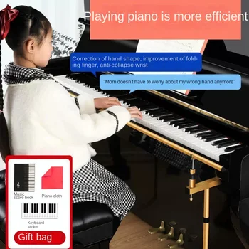  Корсет для фортепиано Детский Вспомогательный Анти-Складывающийся Палец Анти-Схлопывающийся Коррекция Запястья Симулятор Фортепиано