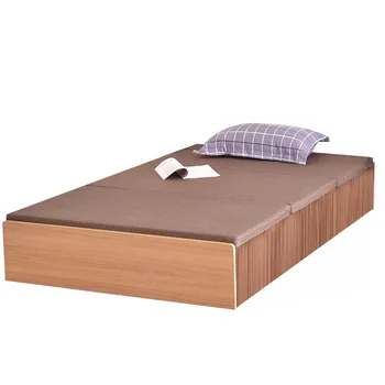 Многофункциональная складная кровать из крафт-бумаги 120x210 см для невидимого офисного обеденного перерыва Кровать с толстым матрасом из пены с эффектом памяти