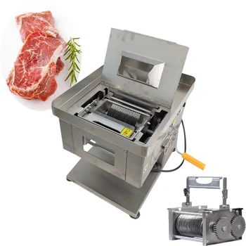 Настольная мясорезка для нарезки свежего мяса, измельчения, нарезки кубиками, съемного лезвия, электрическая машина для нарезки мяса
