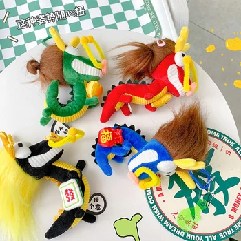 Новая китайская плюшевая игрушка Плюшевое животное Дракон Кукла Талисман Игрушка Новогодний подарок Детский подарок