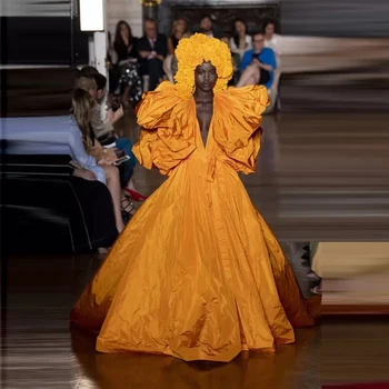 Новые вечерние платья от кутюр Женское платье с длинными рюшами Макси-халат De Soiree 2023 Платья для вечеринок Драпированные многослойные