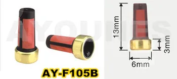  оптовая продажа 20 шт. высококачественный топливный фильтр форсунок размером 13 * 6 * 3 мм для японских запасных частей автомобиля (AY-F105B)
