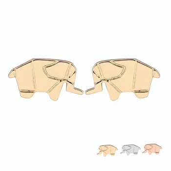  оптом 10 пар механика слон серьга медный материал мультфильм слон индийский мода женщины шпильки ювелирные изделия