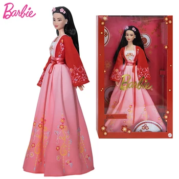 Оригинальная фирменная кукла Барби Китайский стиль Детские игрушки для девочки Традиционный Ханьфу Красота Принцесса Лимит Коллекция Подарок на день рождения