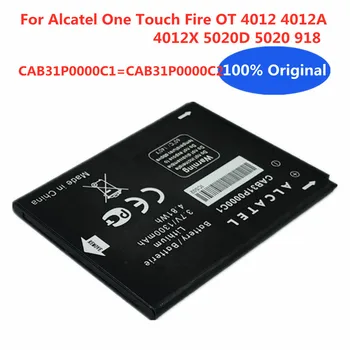 Оригинальный аккумулятор 1300 мАч CAB31P0000C1 для Alcatel One Touch Fire OT 4012 4012A 4012X 5020D 5020 918 CAB31P0000C1 CAB31P0000C2