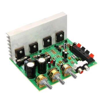 Плата усилителя высокой мощности с 2x80 Вт и двойными конденсаторами с фильтром с чипом на полевых транзисторах и операционным усилителем 4558 TYP