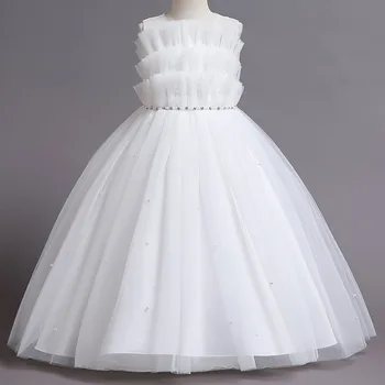 Повседневные платья для девочек Пушистая юбка в стиле принцессы Детская одежда Корейская великолепная высококачественная грязная сетчатая пряжа