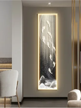 Современная абстрактная светодиодная настенная лампа для покраски интерьера, подходящая для внутреннего дома, гостиной, художественной декоративной лампы E27
