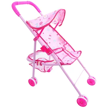 Тележка для покупок Детская коляска Игрушка Подвижная - Играть Игровые Вещи Украшение Ребенок